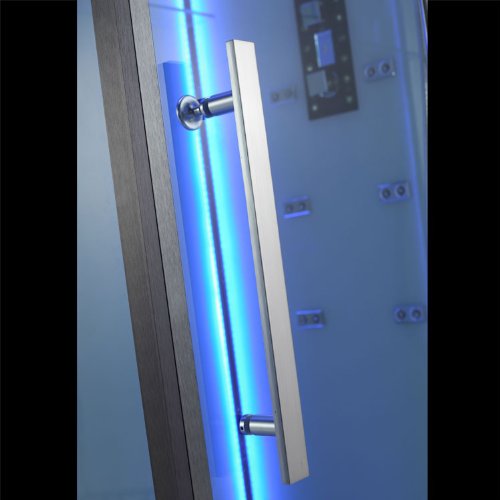 EAGO Dampfdusche DZ990- 1F12 weiß/ 120×90/ rechts-6