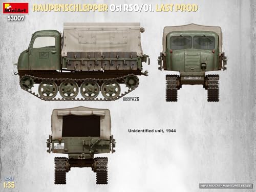 Raupenschlepper Ost RSO/01 kit modelismo Miniart 1:35 6