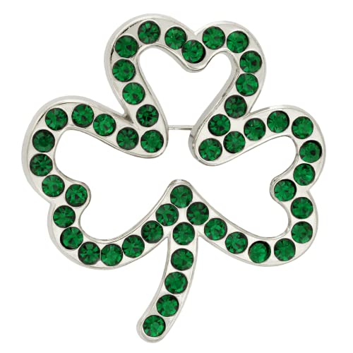 PinMart St. Patrick's Day Lapel Pin - Jewelry for Women and Men - Irish Culture Celebration Pin - Cast Pewter and Antique Bronze - Gold or Nickel Plated Enamel Brooch with Locking Back