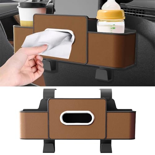 3-in-1 Car Seat Organiser, Backseat Organizer Car Cup Holder