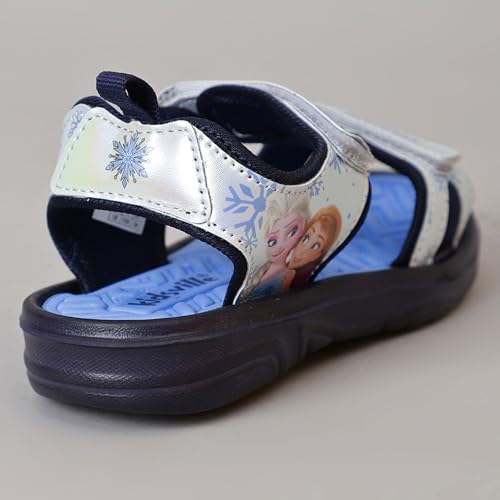 Image of Kidsville Official Frozen Printed Sandals For Kids Girls Anti-Skid Comfortable | Adjustable Double Strap Closure | Flexible & Lightweight Footwear for Baby