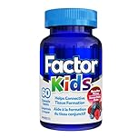 Factor Kids Daily Chewable Multivitamin (60 Count) with Vitamins B12, C, D3 & L-Tyrosine
