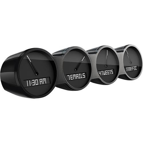 Quirky E-PNMB1-BK01-WV Nimbus Wi-Fi Alarm Clock, Black