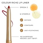 L'Oreal Paris Colour Riche Lip Liner Pencil, Creamy Lip Liner with Omega 3 and Vitamin E, 635 Worth It Medium (Medium Dark Mauve) - Image 4