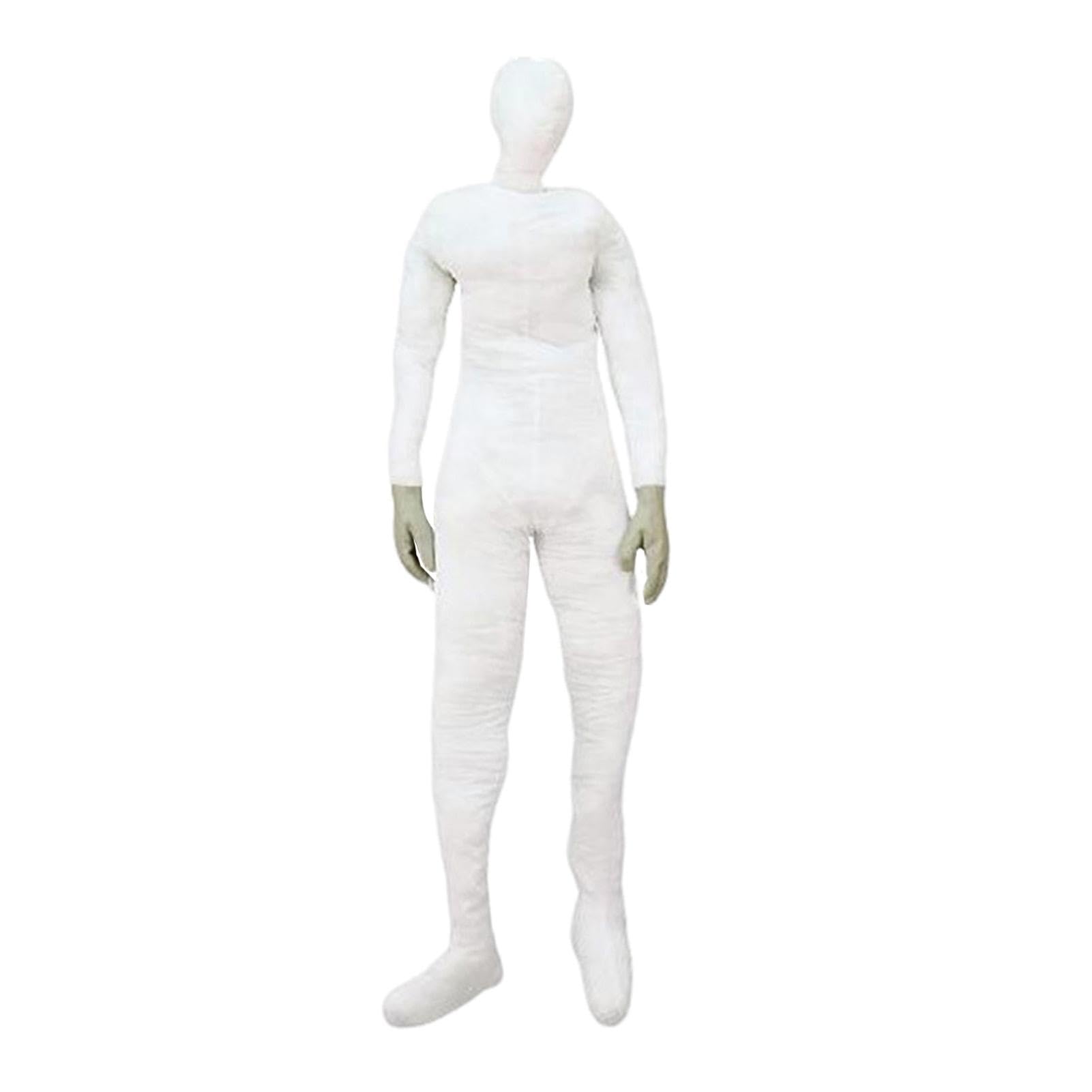 Mannequin en peluche grandeur nature – Modèle humain posant d'Halloween | Grande figurine humaine posante articulée avec mains, accessoire d'Halloween parfait pour décorations de cour, accessoires de