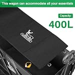 Double Decker Wagon 600lb Capacity & 400L Collapsible Sports Wagon - Image 6