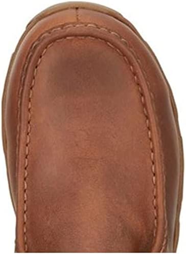 Justin Mens Cappie Alloy Toe Shoes 14 EE Brown | Image 5