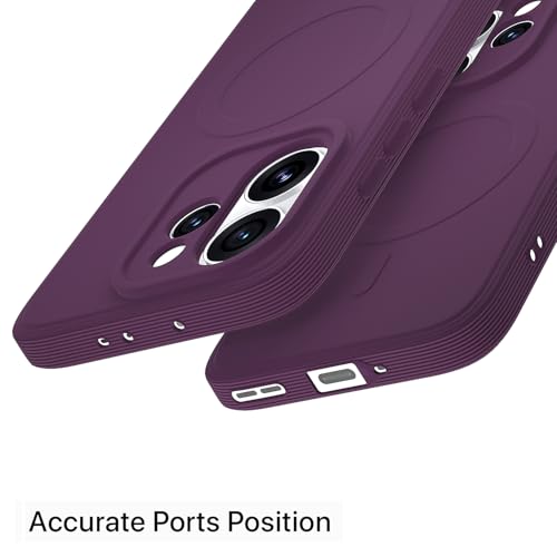 Image of Pikkme Back Cover for Oppo Reno 15 Pro Mini 5G Soft Matte Silicone | Slim Fit | Mag-Safe Design (Mag-Safe Not Support) Camera Protection Bumper Case (Purple)