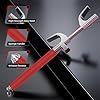 SURDOCA Multifunction Steering Wheel Lock – High Security Anti Theft Steering Wheel Lock with Window Breaker – Universal Car Wheel Lock – Easy Installation Fit for Auto Truck SUV Van #5