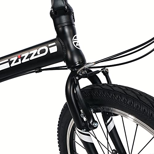 ZiZZO Campo 20 inch Folding Bike with 7-Speed, Adjustable