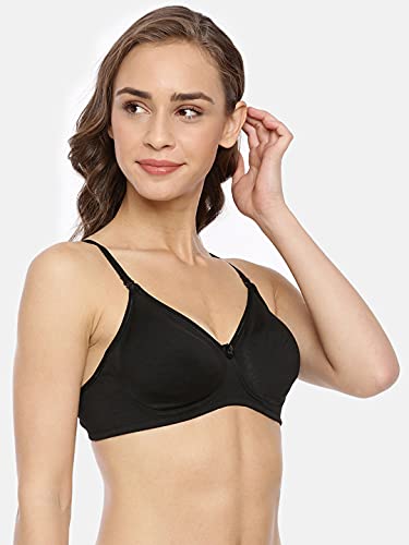 Image of Macrowoman W-Series Essential 24x7 Comfort Bra for Women in Cotton Poly Fabric, Seamless Wire-Free with Adjustable Straps