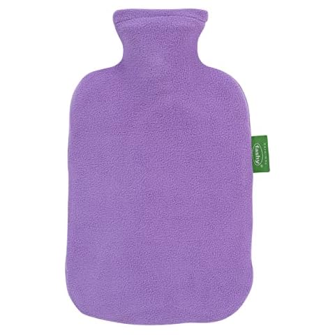 Fashy 2.0 L Hot Water Bottle with Fleece Cover Cover