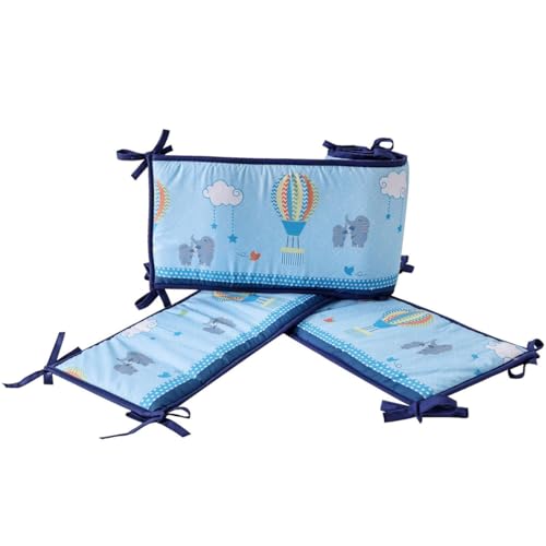4-in-1 Breathable Padding for Sides, Anti-Collision Soft Padding Soft Crash Pad Protector (Little Bailey) - Thumbnail 5