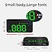 AZIJYV Heads Up Display for Cars,Windshield Speedometer Projector M1Green,Digital GPS Speedometer with Speed,Driving Direction,Overspeed Alarm Fatigued Driving,GPS Mode for All Vehicles