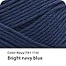 Lion Brand Yarn (1 Skein) 24/7 Cotton® Yarn, Navy