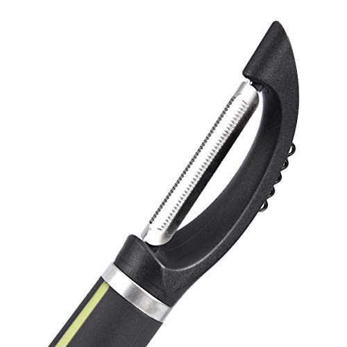 Amazon Basics 2-Piece Peeler Set, Soft Grip Handle, Grey And Green #TOP2