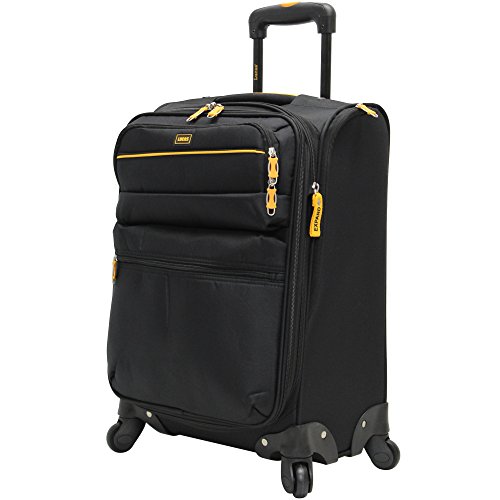 Lucas Designer Luggage Carry On Collection - Expandable 20 Inch Suitcase - Durable