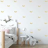 128pcs Sleepy Eyes Decal Eyelashes Stickers Home Party Cups Decor Wine Glass Decal Baby Bedroom Nurs
