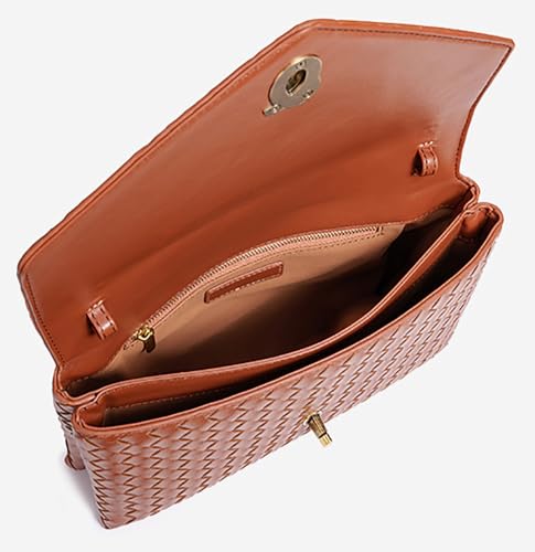Image of Woven Bags for Women Clutch Bag Cross Body Bag Trendy Totes Hobo Purse Summer Shoulder Bag Handbag for Work Party