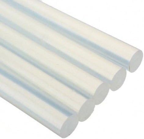 Miniatura 3 de Pegamento transparente Holt Melt de 0.433 in, paquete de 10 barras de pegamento (tamaño 0.433 in x 5.906 in) para arte y manualidades, reparación,