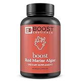BoostCeuticals Red Marine Algae Gigartina 90 Vegan Capsules No Stearates, No Silica Immune Support, Non-GMO, Mineral & Calcium Source – 3 Month Supply