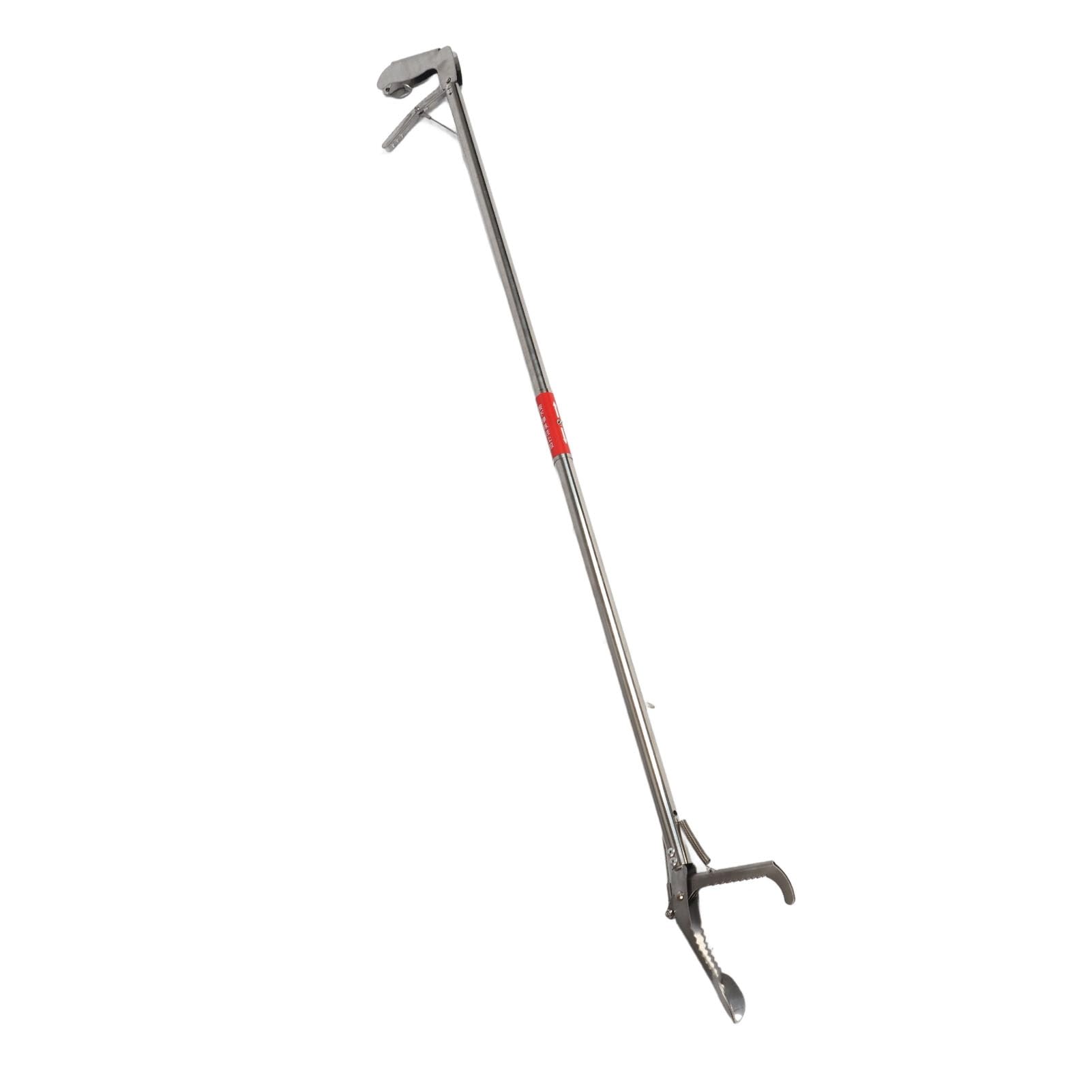 Snake Tong Foldable Self Lockable Stainless Steel Strong Reptile Grabber Catcher Snake Handling Tool