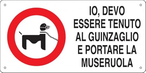 NEW CARTELLO SEGNALETICO UNI - Io devo essere