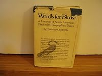Words for Birds: a Lexicon of North American Birds B0000EGXAO Book Cover