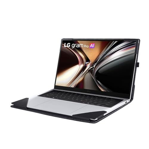 Housse LG gram Pro 16 Coque 2 en 1 amovible noire légère