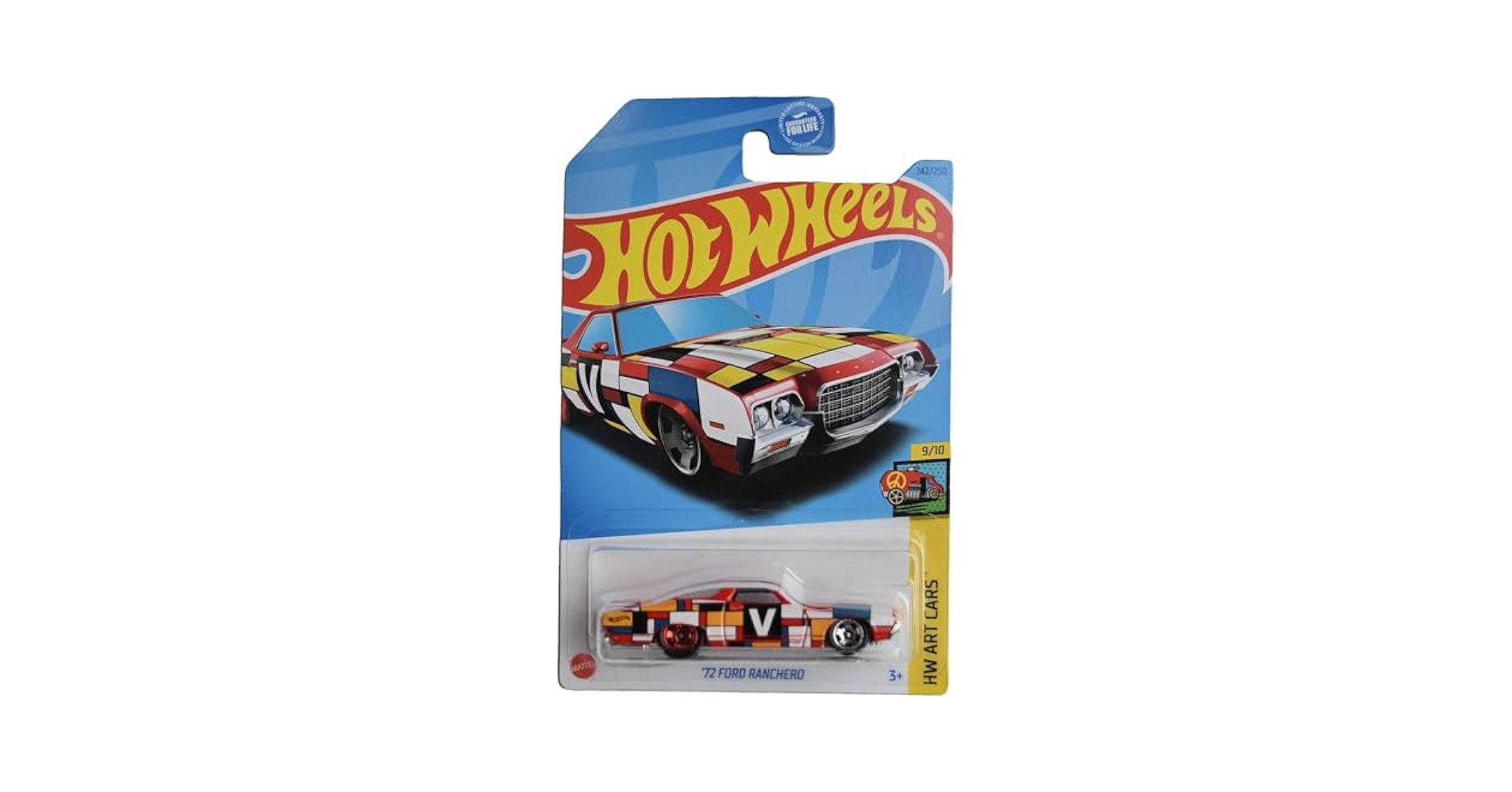 Amazon.com: Hot Wheels '72 Ford Ranchero, HW Art Cars 9/10