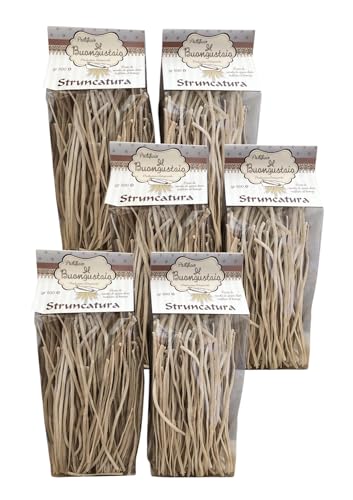 Pasta STRUNCATURA ORIGINALE di Calabria - Prodotto Artigianale e di Tradizione - 100% Semola Integrale di Grano Duro (3 Kg)
