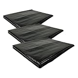 ユタカメイク #3000 ブラックシート 1.8m×1.8m BKS-01 防水 お花見 シェード グランドシート (× 3)