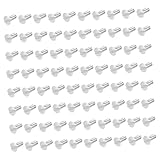 jojofuny 200pcs White Milled Slot Screws for Wall Plates Replacement Screws for Outlet Covers for Electrical Projects and Handyman Tool Kits