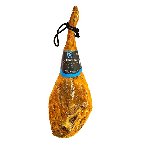 Jamón Serrano Gran Reserva - Pieza Entera - Peso De 7 A 7,5 Kg - 24 Meses De Curación - Aroma Agradable E Intenso - Pata De Jamón - Sabor Dulc Jamón Serrano Gran Reserva - Pieza Entera - Peso De 7 A 7,5 Kg - 24 Meses De Curación - Aroma Agradable E Intenso - Pata De Jamón - Sabor Dulc