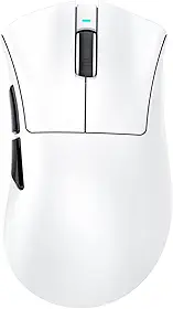 Mouse Gamer Sem Fio ATTACK SHARK V3, 65g Ultraleve, Sensor Óptico PAW3311 25K DPI, 1K Polling, Switch Mecânico, 2.4G/BT/Cabo USB