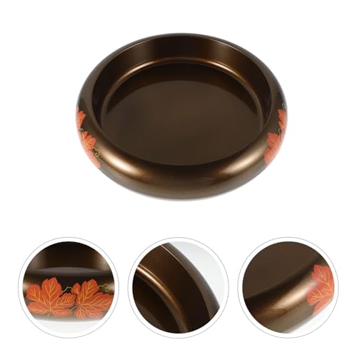 Plato redondo pequeño para sushi y sashimi plástico multicolor miniatura 4
