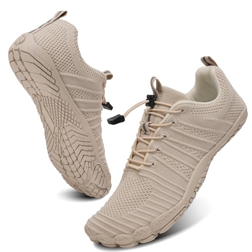 Image of WateLves Water Shoes Men Women Beach Barefoot Aqua Socks Breathable Wide Swim Outdoor Walking Anti Slip Pool Shoes for Hiking Kayaking Diving Surfing