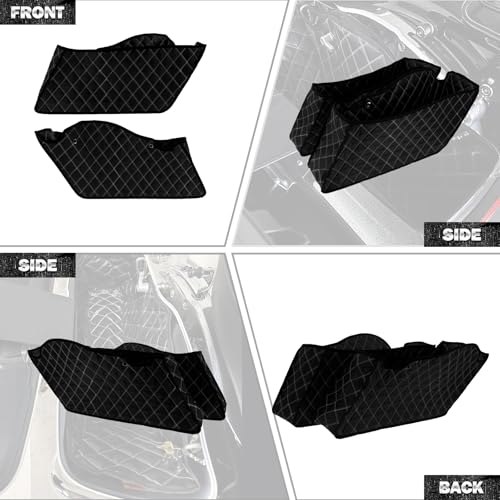 HDBUBALUS Non-Stretched Saddlebag Liners Inserts White Thread Compatible with Harley Touring Electra Street Glide Road King 2014-2023 1 Pair by HDBUBALUS - Image 6