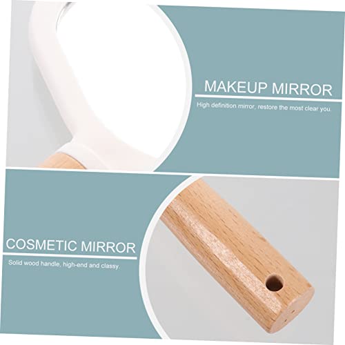 Espejo portátil de mano PRETYZOOM para maquillaje y viaje miniatura 4