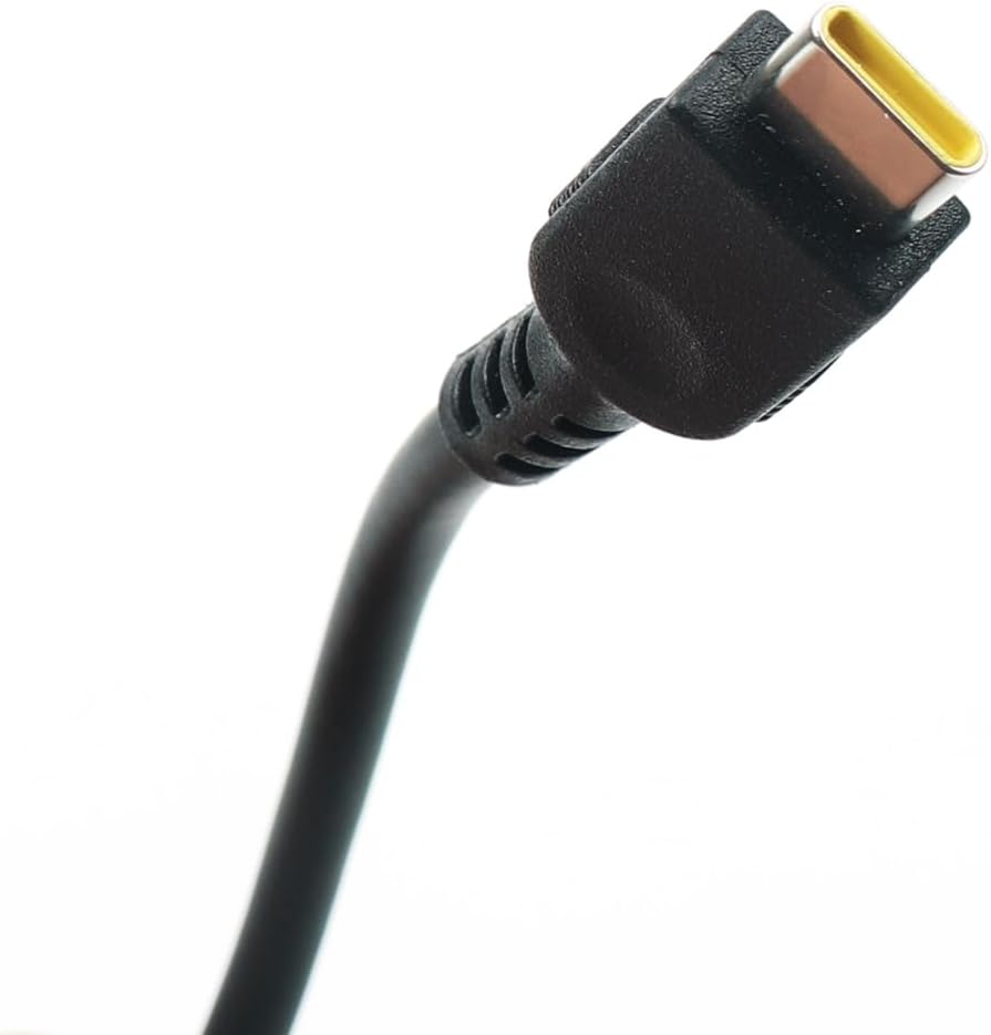 Lenovo Laptop Charger 100W Watt USB Type C(USB-C) AC Power Adapter - ldeapad 5 Pro 16, ThinkBook 15 16, Black, ADL100YLC3A
