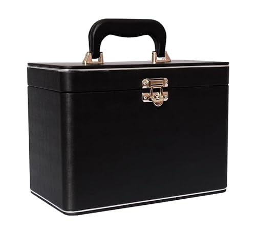 Maleta para 600 Fotos 6 Álbuns fotográficos 10x15 DUNY PRETO Adulto Baú Box Luxo