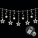 Produktbild Sternenvorhang 138 LED warm weiß Lichterkette Lichtervorhang Fernbedienung Timer Batterie Partydeko 9 Funktionen Funktionslichterkette