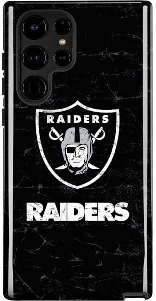 Skinit Impact Phone Case Compatible with Galaxy S24 Ultra - Officially Licensed NFL Las Vegas Raiders Large Logo Design