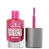 essence metal shock lip paint swatches  ESSENCE ESMALTE DE UÑAS BRUSHED METALS 04 IT\'S MY PARTY