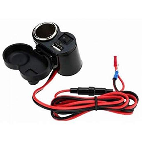 Adaptador Veicular e Tomada USB para Motos