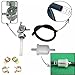 Generator Petcock Fuel Gas Tank Switch Shut Off Valve Fuel Hose and fuel filter for Predator 8750 6500 4000 4375 Generator Honda Champion Generac Homelite Husky Powermax Replace 0j0974 (16mm x 1.5mm)
