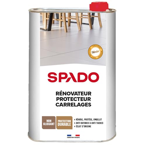SPADO - Rénovateur Protecteur Carrelages - Protection Anti-Rayures et Anti-Taches - Haute Résistance à l'Humidité et à l'Usure - Fabrication Française -...