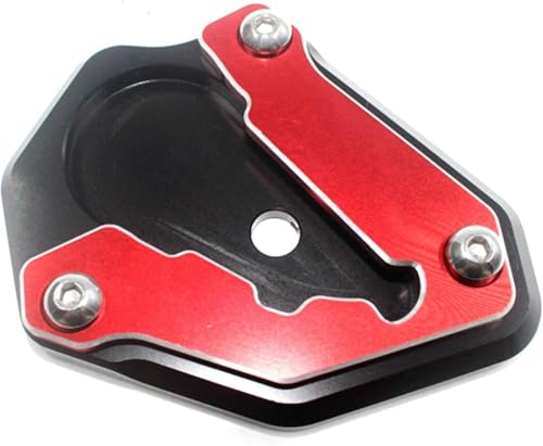 Agrandisseur béquille latérale Ducati 848 Evo moto plaque support aluminium CNC