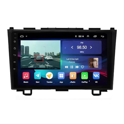 Radio de coche 2 DIN para Honda CRV con Carplay inalámbrico y Android Auto