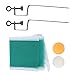 RiToEasysports Mini Ping Pong Net Set, Lightweight Portable with 2 Balls Outdoor Table Tennis Kit for Kids Backyard Park Family Play Travel Games